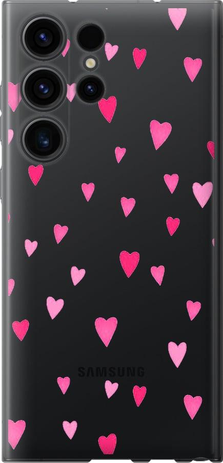 Чехол на Samsung Galaxy S23 Ultra Сердечки 2