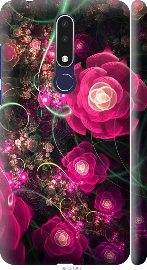 

Чехол на Nokia 3.1 Plus Абстрактные цветы 3