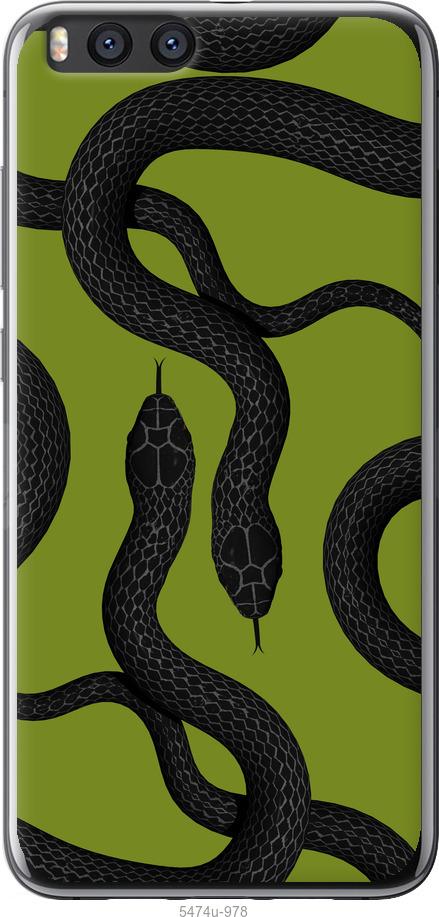 

Чехол на Xiaomi Mi Note 3 Змеи v2