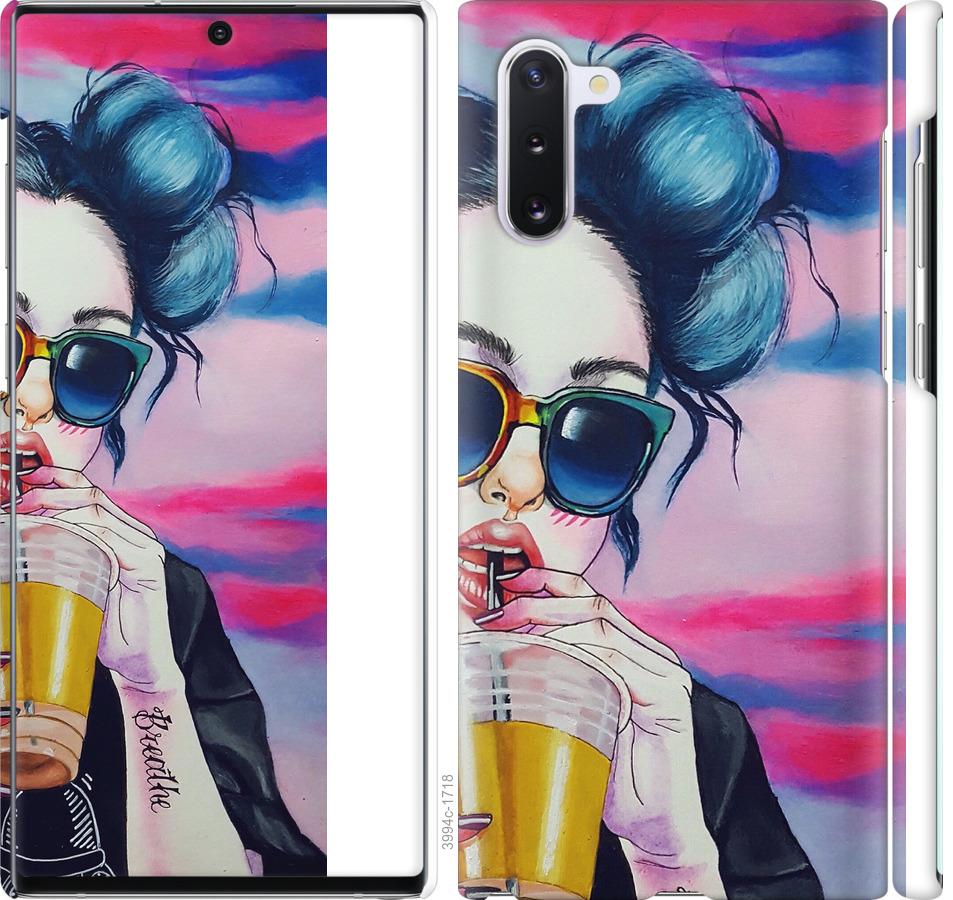 

Чехол на Samsung Galaxy Note 10 Арт-девушка в очках