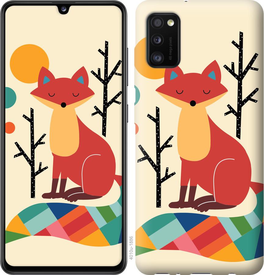 

Чехол на Oppo A52 Rainbow fox