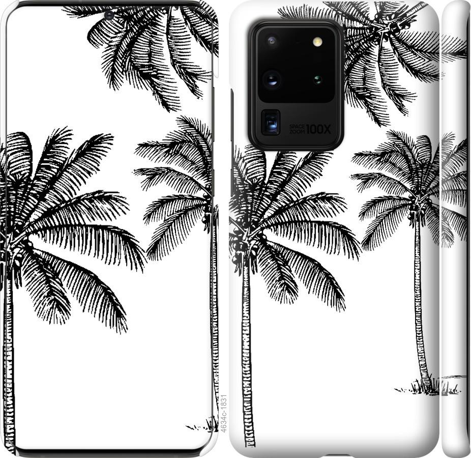 Чехол на Samsung Galaxy S20 Ultra Пальмы1