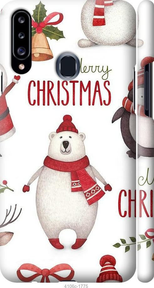 

Чехол на Samsung Galaxy A20s A207F Merry Christmas