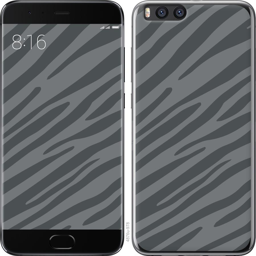 

Чохол на Xiaomi Mi Note 3 Сіра зебра