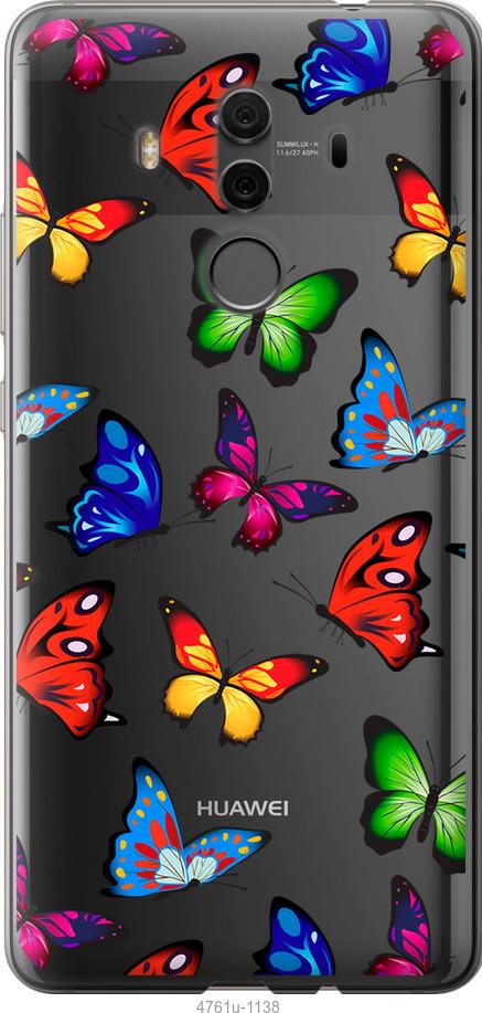 

Чехол на Huawei Mate 10 Pro Красочные мотыльки