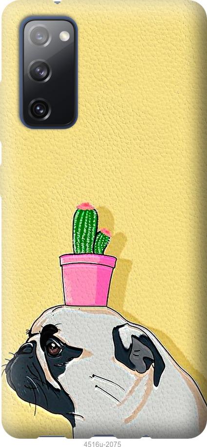 

Чохол на Samsung Galaxy S20 FE G780F Мопс з кактусом