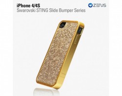 Шикарная накладка от SGP - Swarovski STING Slide Bumper Series, специально для iPhone 4 / 4S! 