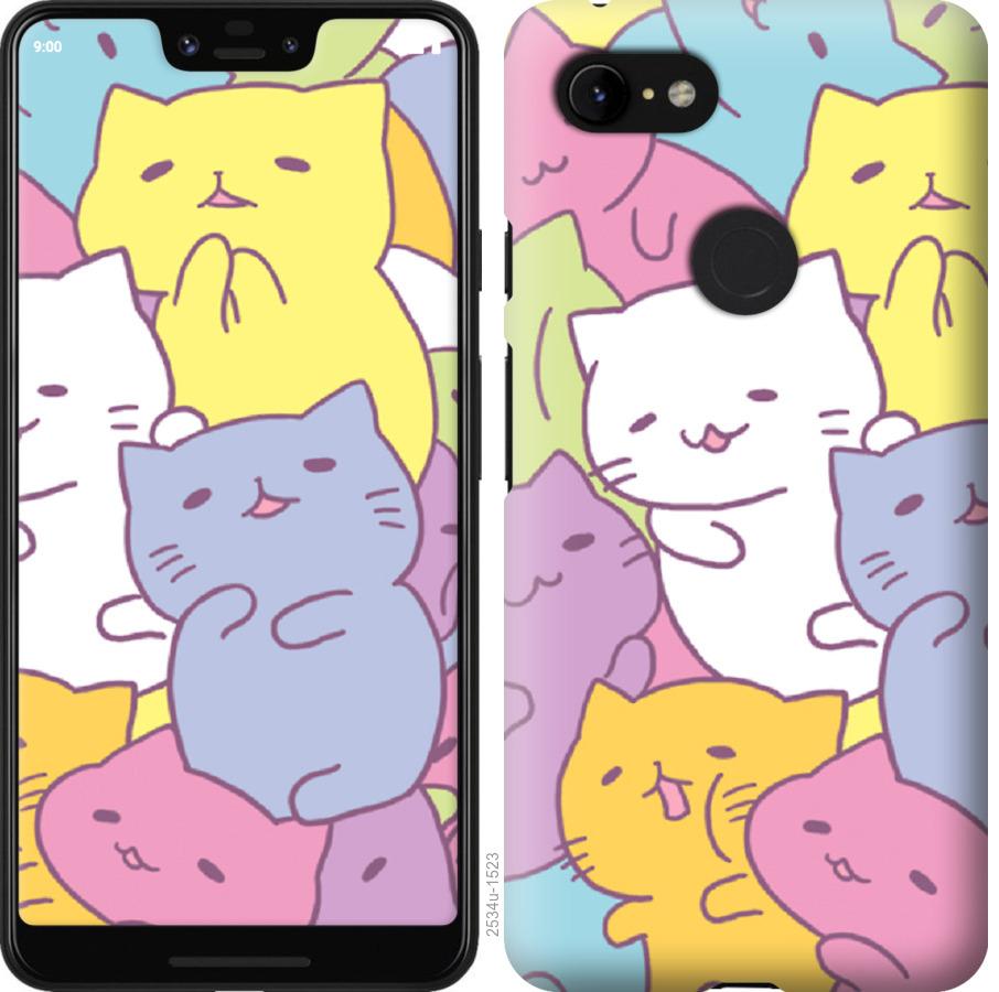 

Чехол на Google Pixel 3 XL Котики