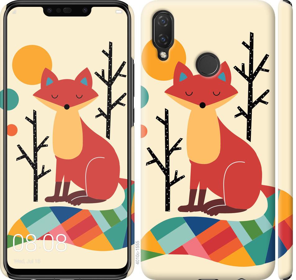 

Чехол на Huawei P Smart Plus Rainbow fox