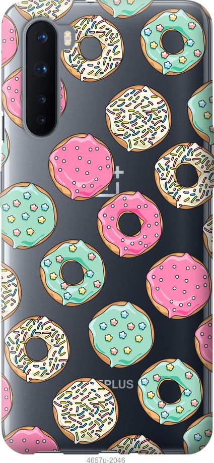

Чохол на OnePlus Nord Пончики 1