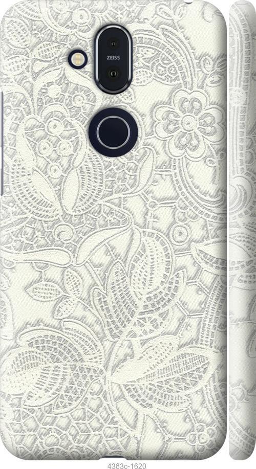

Чехол на Nokia 8.1 Белое кружево