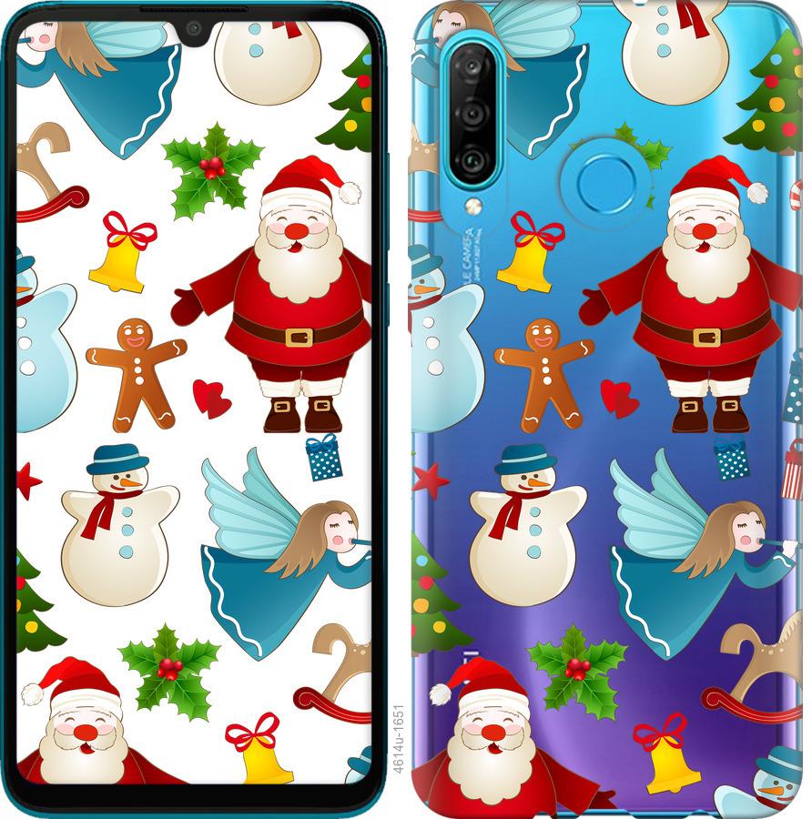 

Чехол на Huawei Honor 10i Новогодний 1