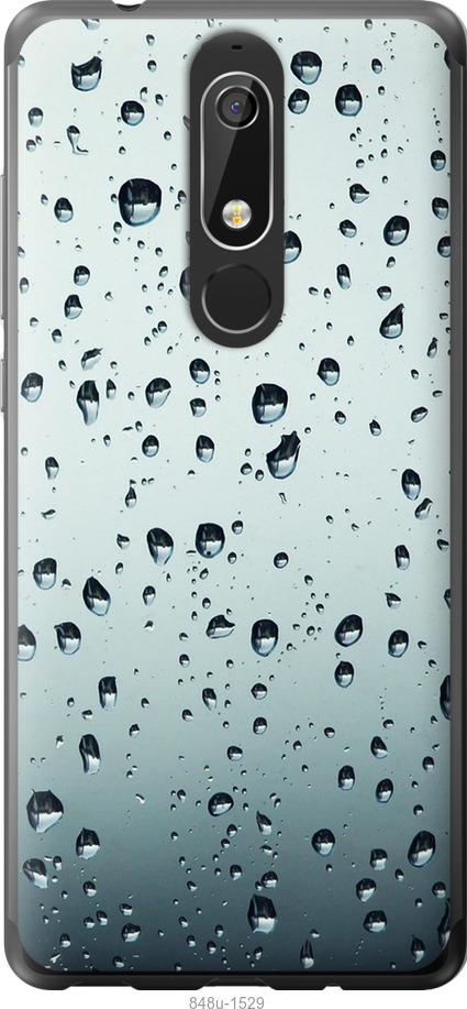 

Чехол на Nokia 5.1 Стекло в каплях