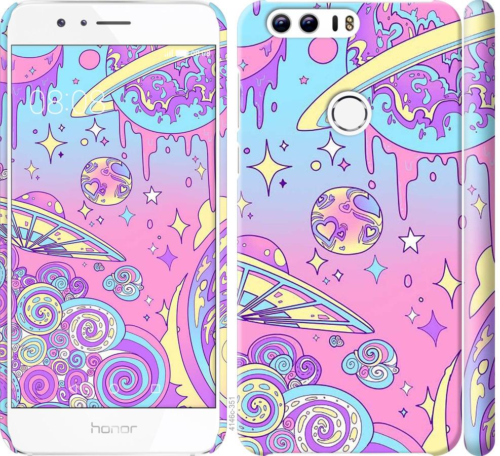 

Чохол на Huawei Honor 8 Рожева галактика