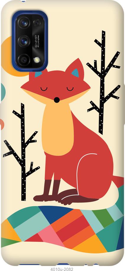 

Чехол на Realme 7 Pro Rainbow fox