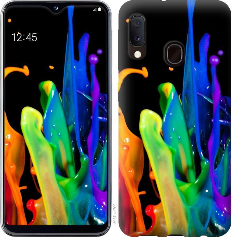 

Чохол на Samsung Galaxy A20e A202F бризки фарби