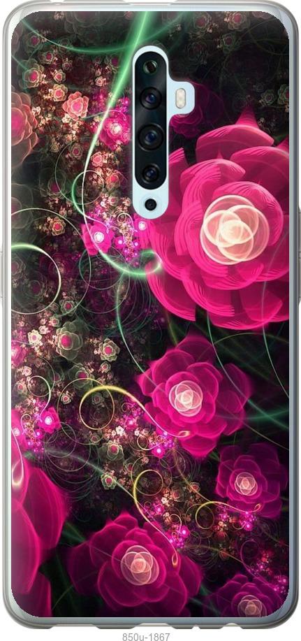 

Чехол на Oppo Reno 2Z Абстрактные цветы 3