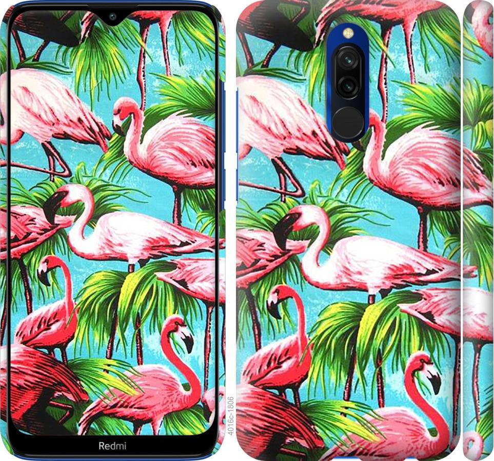 

Чехол на Xiaomi Redmi 8 Tropical background
