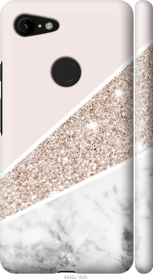 

Чехол на Google Pixel 3 XL Пастельный мрамор