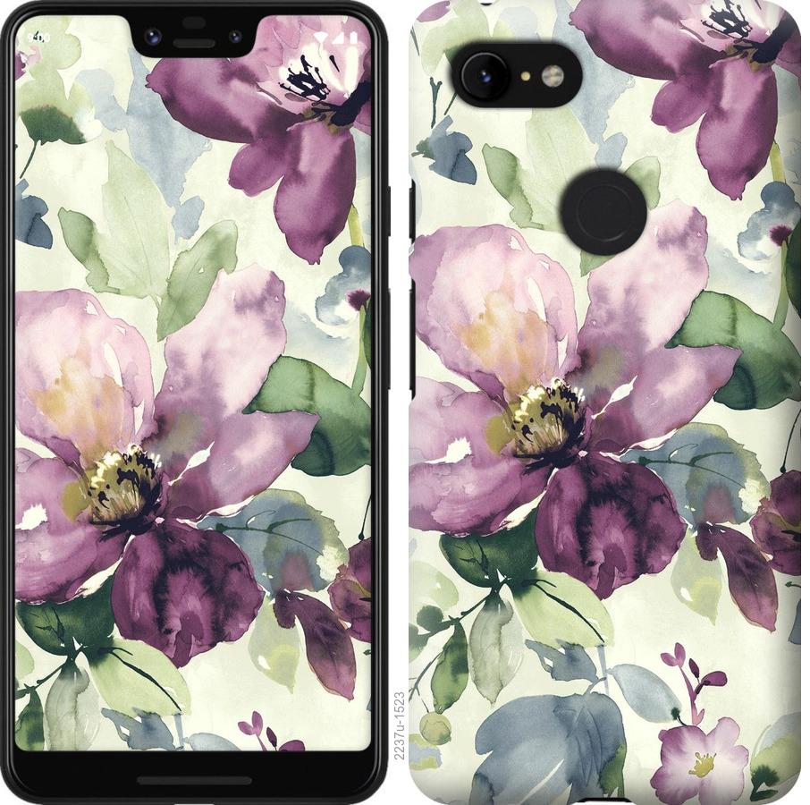 

Чохол на Google Pixel 3 XL Квіти аквареллю