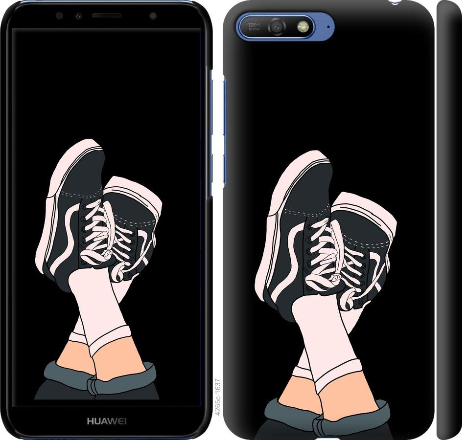 

Чехол на Huawei Y6 2018 Кеды