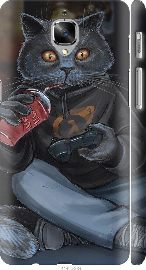 

Чехол на OnePlus 3 gamer cat