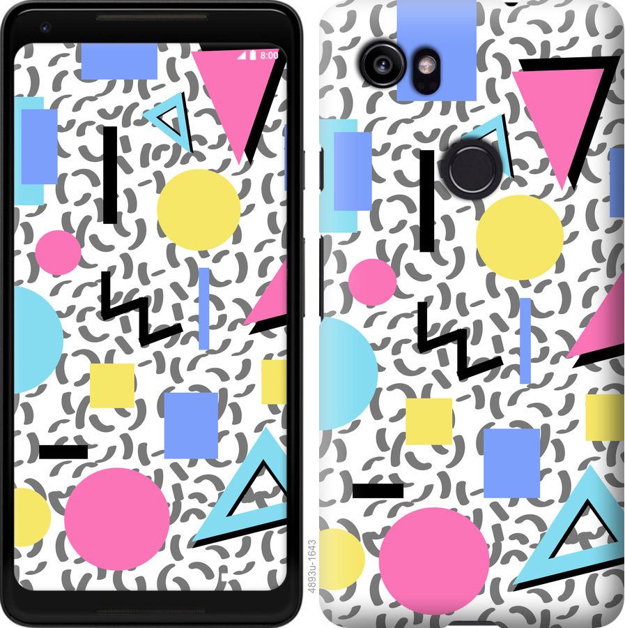 

Чехол на Google PixeL 2 XL Color shapes