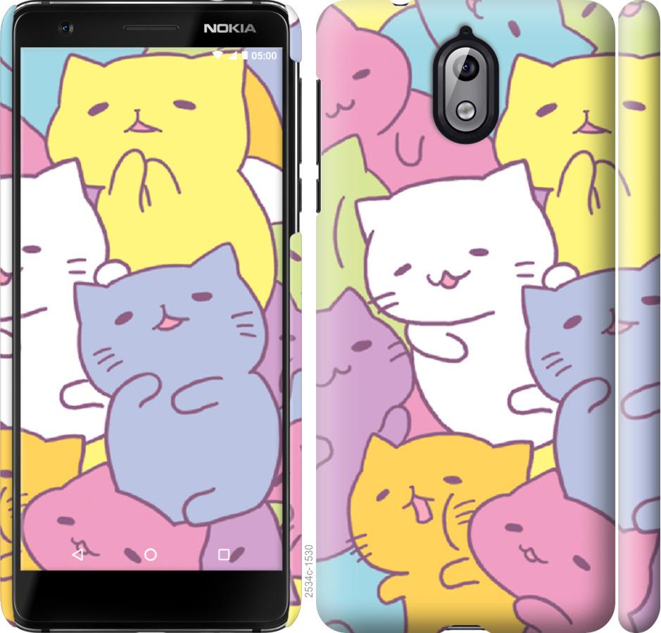 

Чехол на Nokia 3.1 Котики