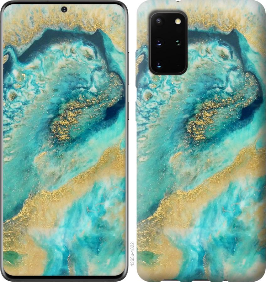 

Чехол на Huawei Honor 30S Green marble