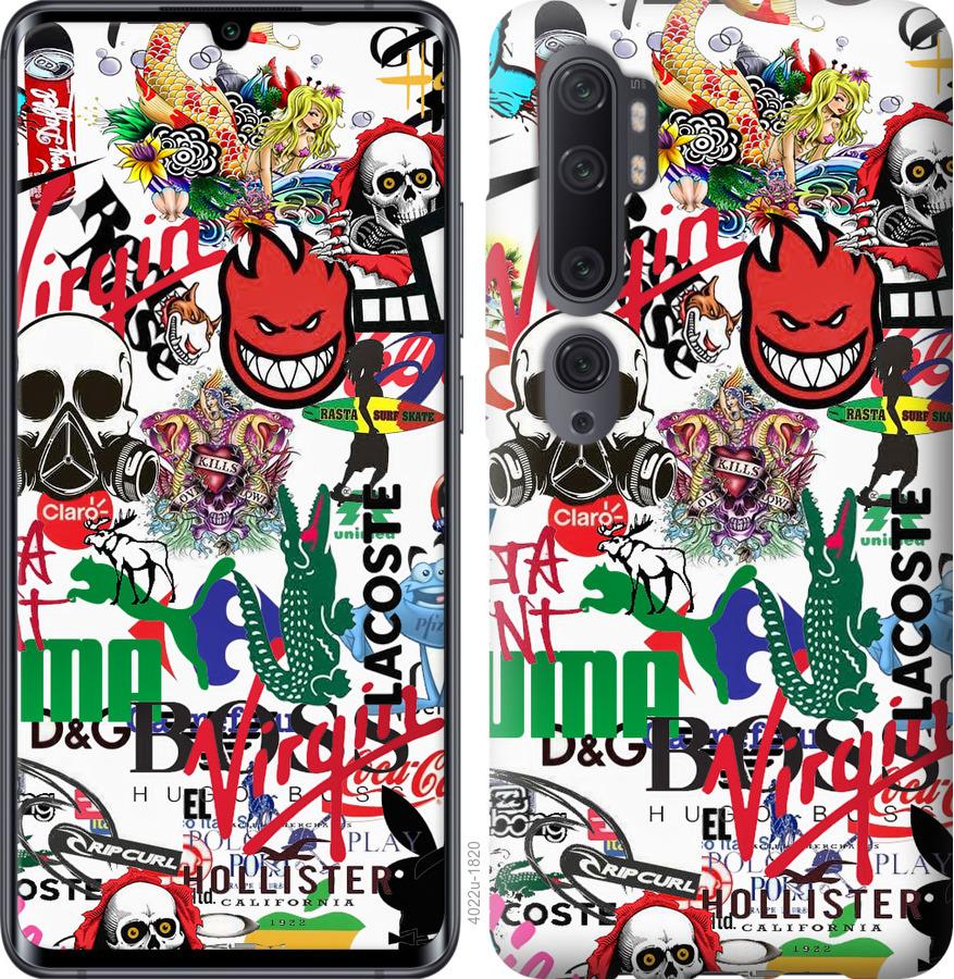 

Чохол на Xiaomi Mi Note 10 Lite Many different logos