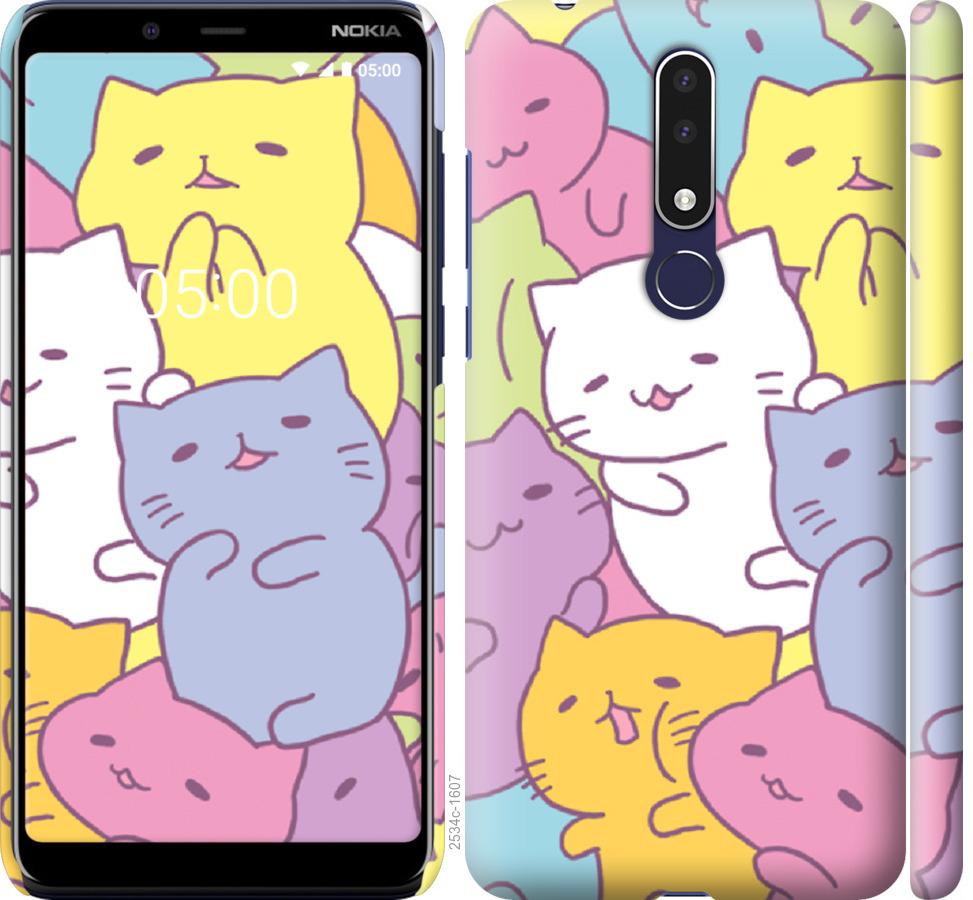 

Чехол на Nokia 3.1 Plus Котики