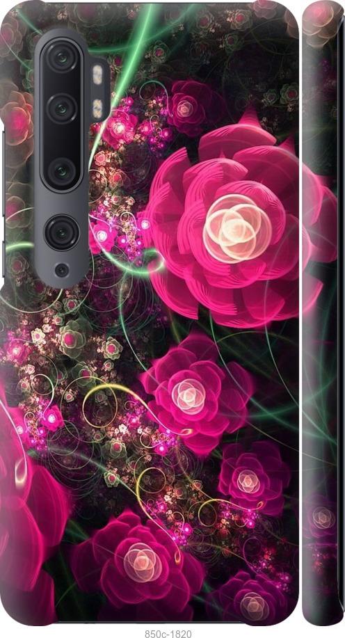 Чохол на Xiaomi Mi Note 10 Абстрактні квіти 3