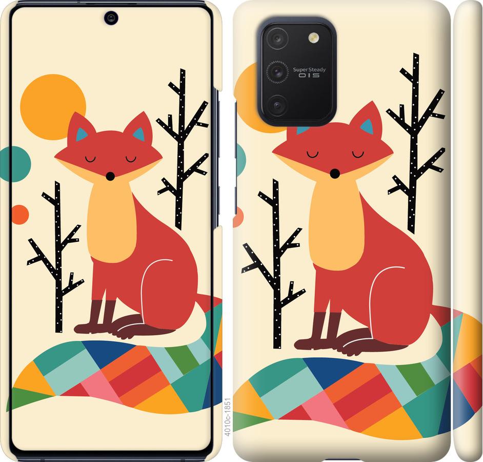 

Чехол на Samsung Galaxy S10 Lite 2020 Rainbow fox