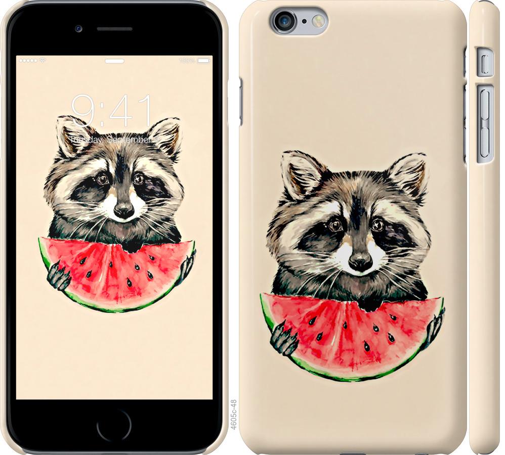 

Чехол на iPhone 6s Plus Енотик с арбузом