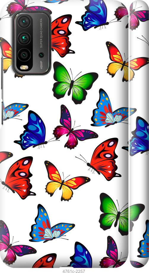 

Чехол на Xiaomi Redmi 9T Красочные мотыльки