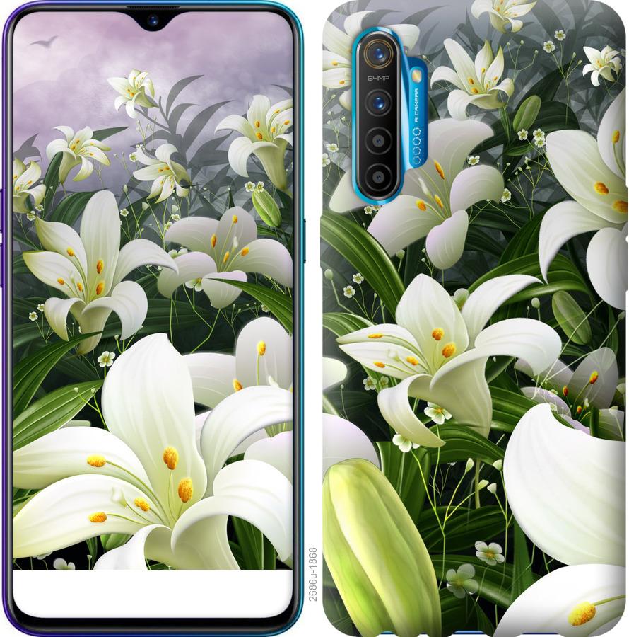 

Чохол на Realme XT білі лілії