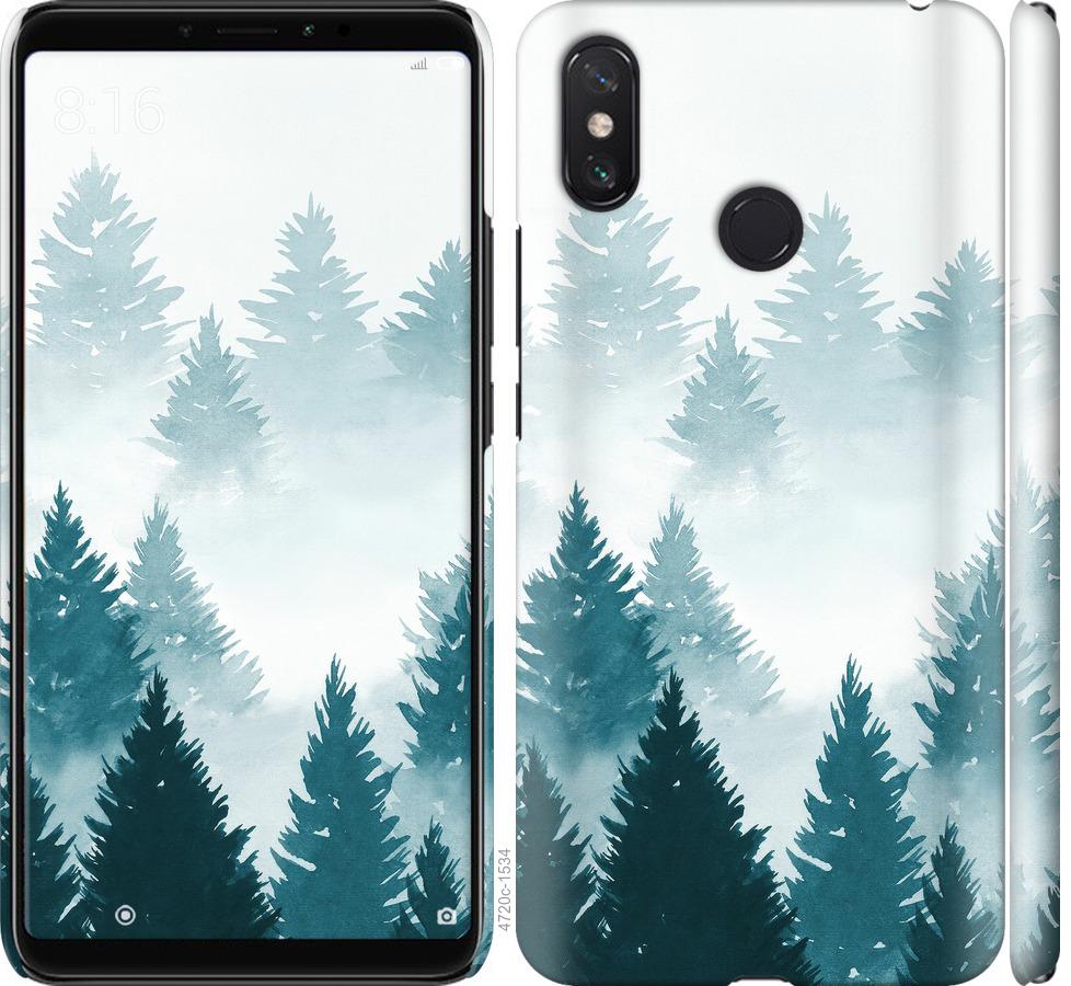 

Чохол на Xiaomi Mi Max 3 Акварельні Ялинки