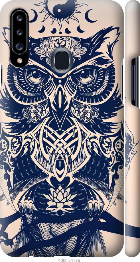 

Чехол на Samsung Galaxy A20s A207F Узорчатая сова