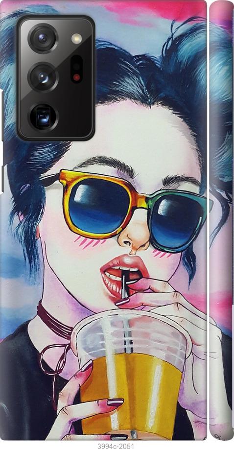 

Чехол на Samsung Galaxy Note 20 Ultra Арт-девушка в очках
