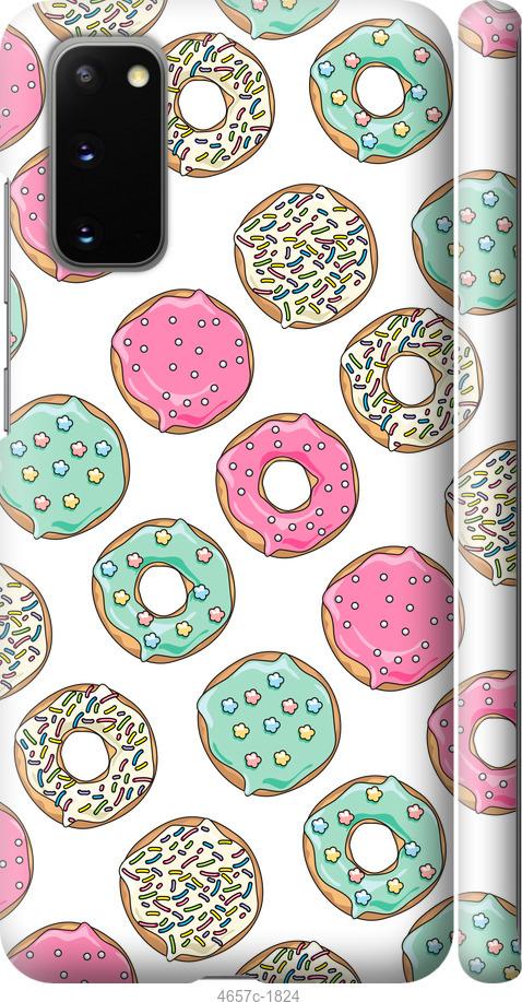 Чехол на Samsung Galaxy S20 Пончики 1