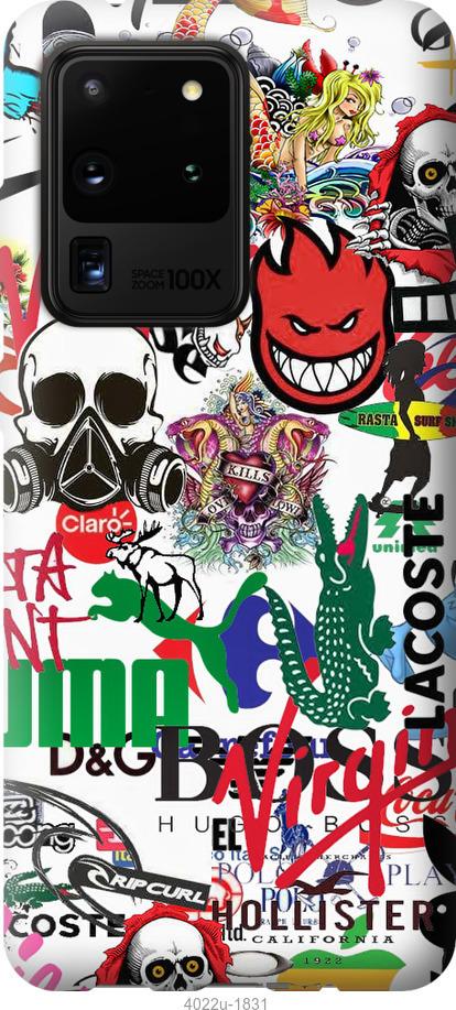 

Чохол на Samsung Galaxy Note 20 Ultra Many different logos
