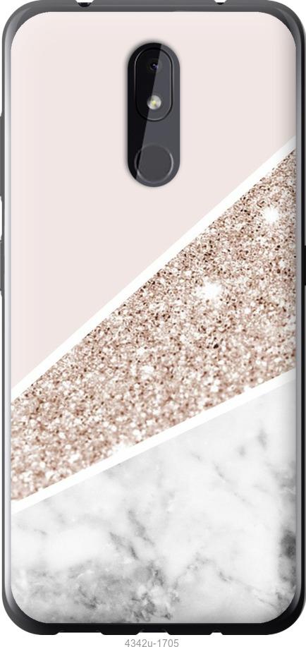 

Чехол на Nokia 3.2 Пастельный мрамор