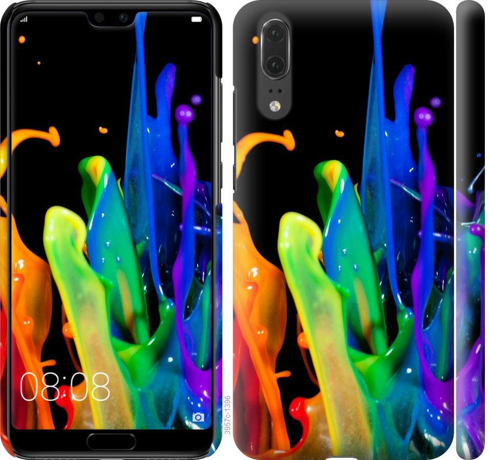 

Чохол на Huawei P20 бризки фарби