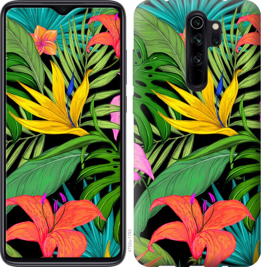 

Чохол на Xiaomi Redmi 9 Тропічні листя 1