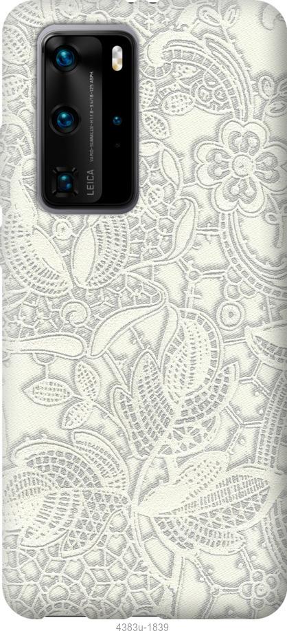 

Чохол на Huawei P40 Pro Біле мереживо