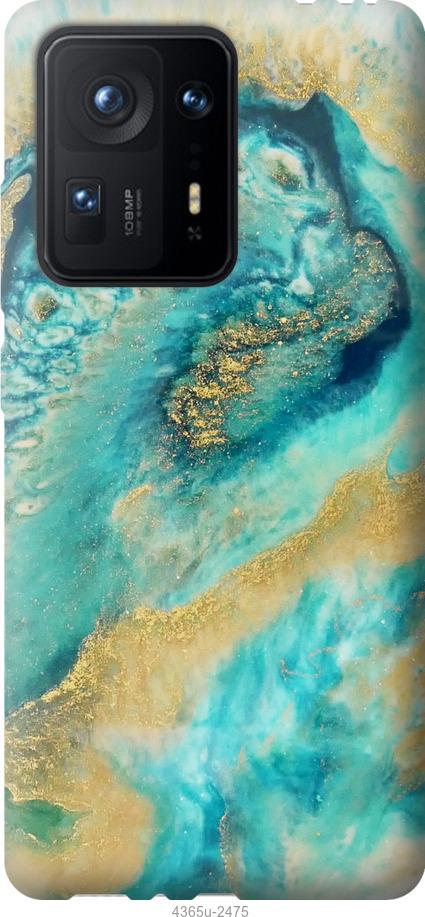 

Чехол на Xiaomi Mix 4 Green marble