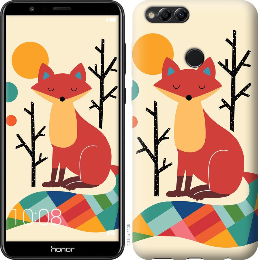 

Чехол на Huawei Honor 7X Rainbow fox