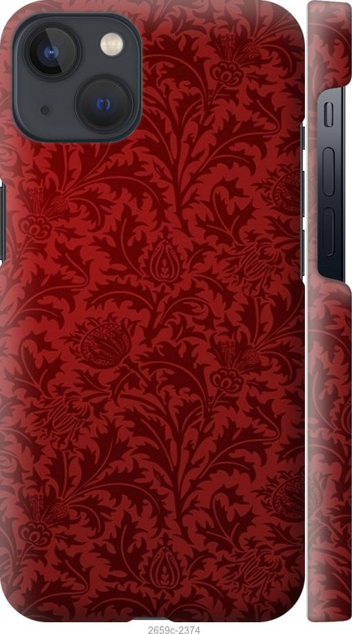 

Чехол на iPhone 13 Чехол цвета бордо