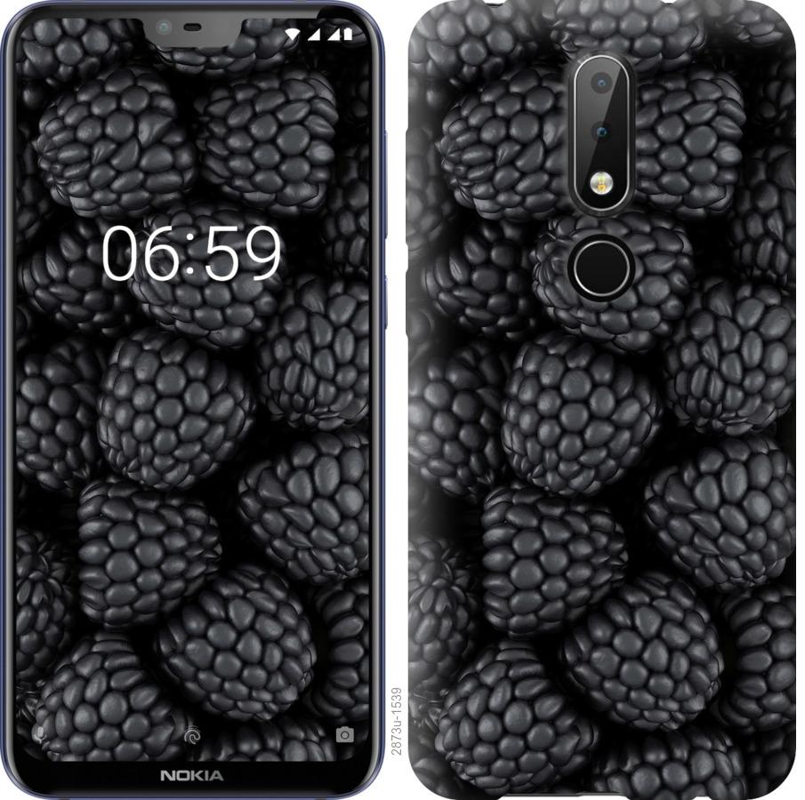 

Чохол на Nokia 6.1 Plus Чорна ожина