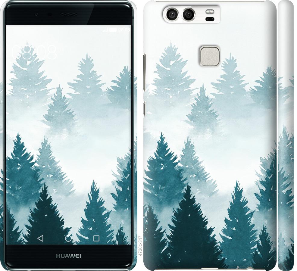 

Чохол на Huawei P9 Акварельні Ялинки